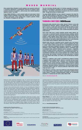 Informační tabule uvádí do tématu Museo Mundial_CZ_Newseum_2