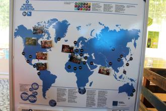 Úkolem pro návštěvníky je přiřadit fotografie ke správnému číslu Museo Mundial_PT_Food_2