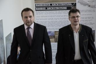 The inauguration event for the installation Museo Mundial_CZ_Bamboo_3