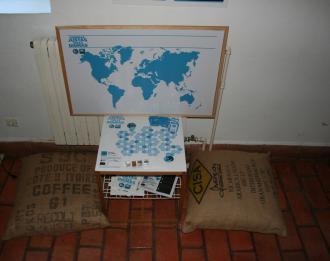 An overview of the installation on fair trade Museo Mundial_PT_Trade_1